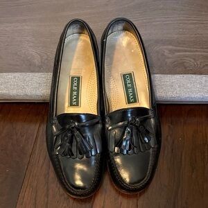 Cole Haan Black Tassel Loafers